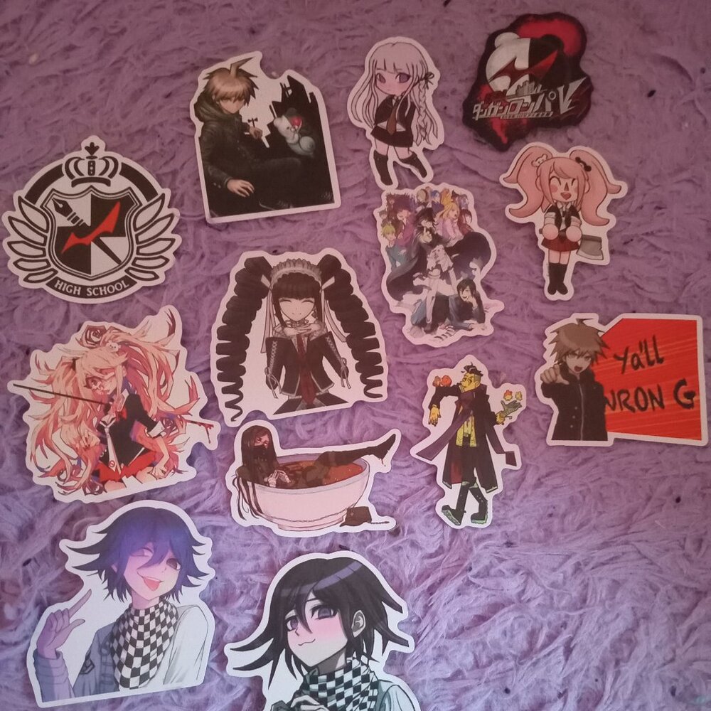 Lot Of Danganronpa Stickers